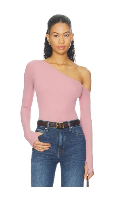 Michael Lauren Magdaleno Cold Shoulder Long Sleeve In Pink