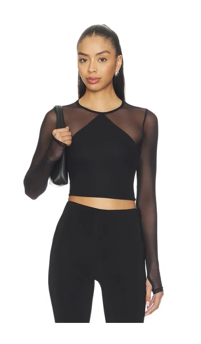 Michael Lauren Mercutio Long Sleeve Top In Black