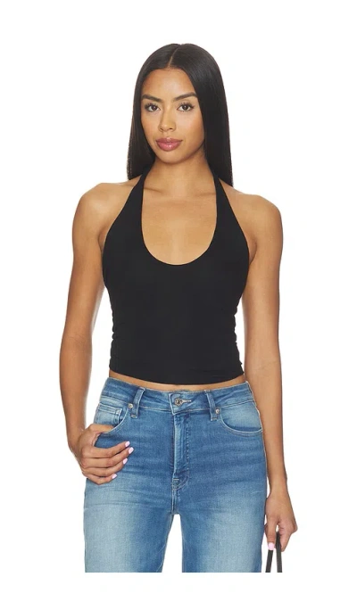 Michael Lauren Mills Halter Top Double In Black