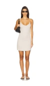 Michael Lauren Noir Spaghetti Strap Dress In Gray