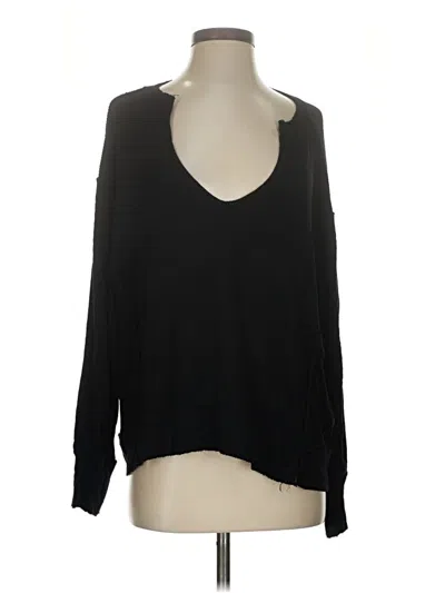 Pre-owned Michael Lauren Pullover Sweater In Black