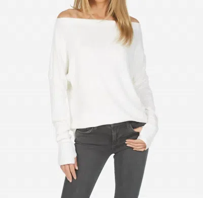 Michael Lauren Santos Sweater In Ivory In White