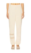 Michael Lauren Setton Mesh Contrast Pant In 奶油冰淇淋色