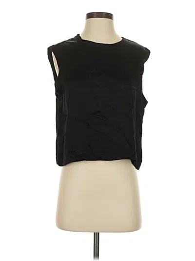 Pre-owned Michael Lauren Sleeveless Blouse In Black