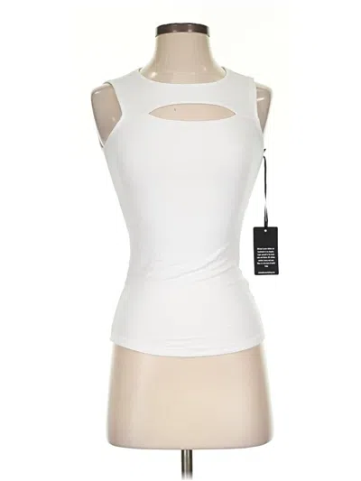 Pre-owned Michael Lauren Sleeveless T-shirt In White
