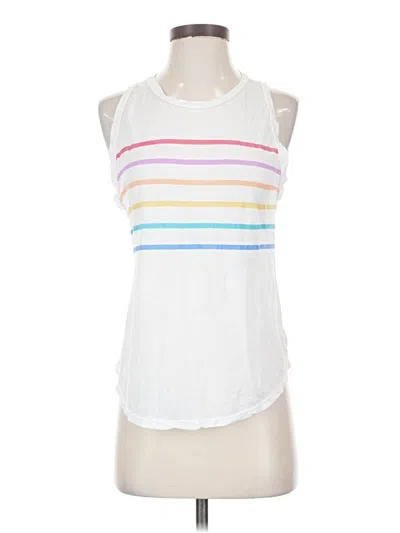 Pre-owned Michael Lauren Sleeveless T-shirt In White