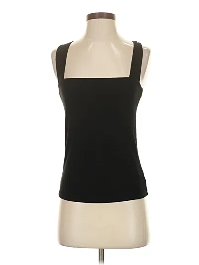 Pre-owned Michael Lauren Tank Top Black Halter Neckline Tops