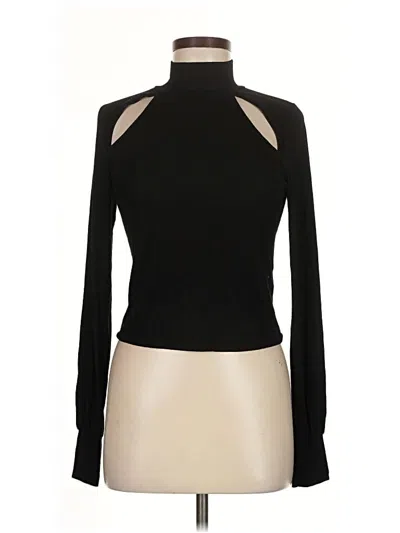 Pre-owned Michael Lauren Turtleneck Sweater In Black