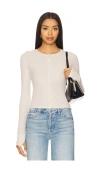 Michael Lauren Vesca Snap Front Tee