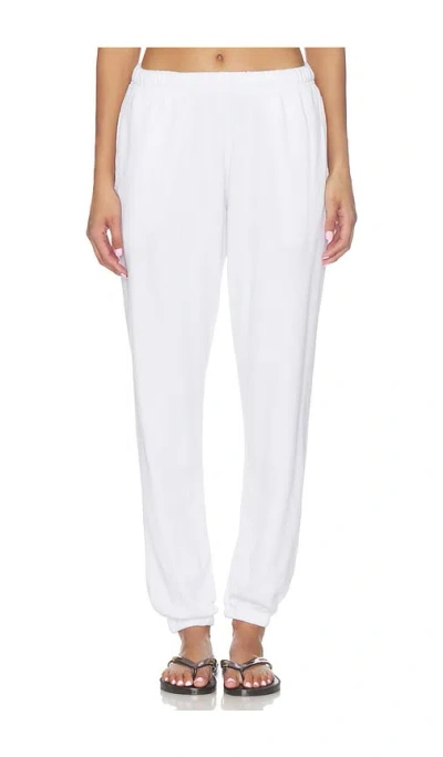 Michael Lauren Viper Sweatpant With Side Pocket In White