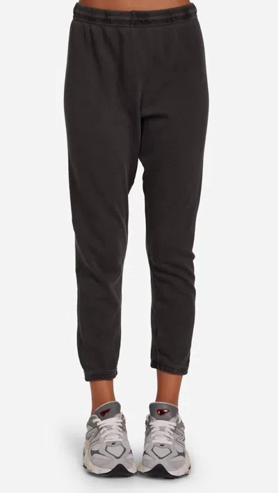 Michael Lauren Women's Nate Perfect Cropped Sweatpants In Faded Onyx In Gray