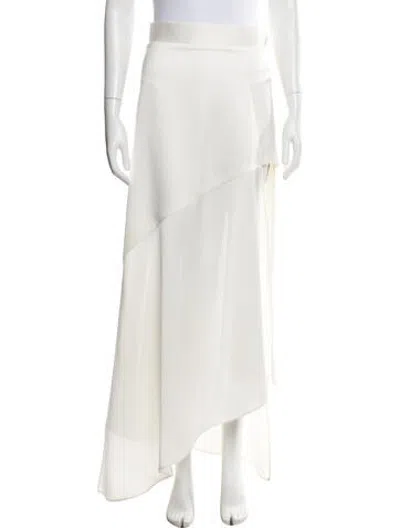 Pre-owned Michael Lo Sordo Long Skirt In Neutrals
