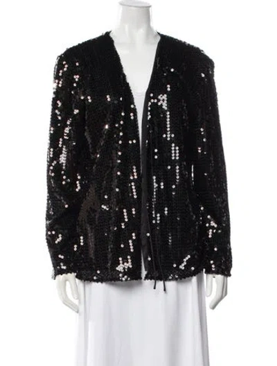 Pre-owned Michael Lo Sordo Sequin Evening Jacket W/ Tags In Black