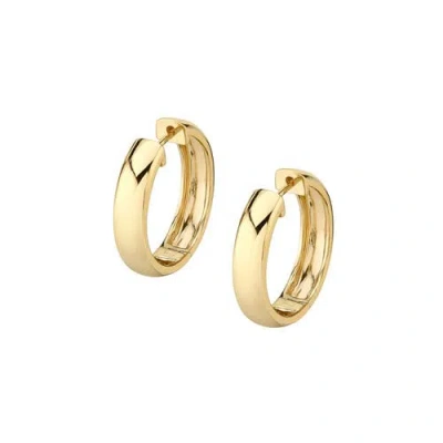Michael M Orb Huggie Hoop Earrings In Gold