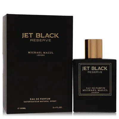 Michael Malul 2pcs Combo Gift Set Jet Black Reserve By  Eau De Parfum Spray 3.4 oz For Men In Multi