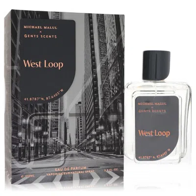 Michael Malul 2pcs Combo Gift Set  West Loop By  Eau De Parfum Spray 3.4 oz For Men In White