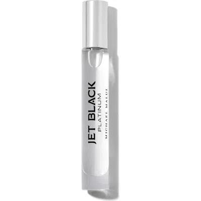 Michael Malul Jet Black Platinum Travel Size In Silver