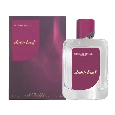 Michael Malul Ladies Electric Heart Edp Spray 3.4 oz Fragrances 860000894661 In Purple