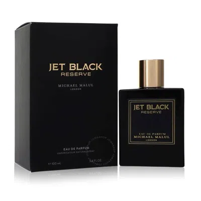 Michael Malul Men's Jet Black Reserve Edp Spray 3.4 oz Fragrances 0745178710381 In White