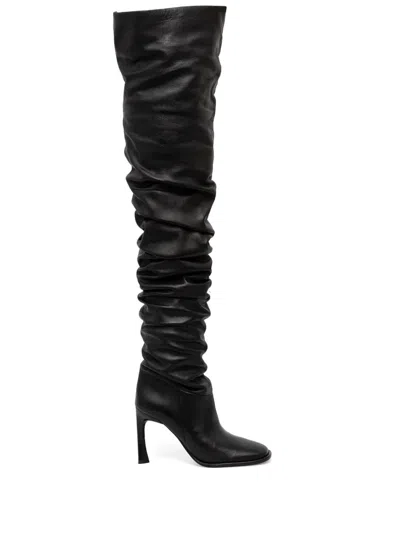 Michael Michael Kors 100mm Kelsea Boots In Black