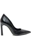 Michael Michael Kors 100mm Snakeskin-textured Pointed-toe Pumps
