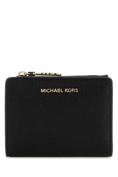 MICHAEL MICHAEL KORS MICHAEL BY MICHAEL KORS BLACK LEATHER WALLET