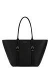 Michael Michael Kors Michael By Michael Kors Black Leather Moore Shopping Bag