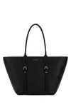 Michael Michael Kors Michael By Michael Kors Black Leather Moore Shopping Bag