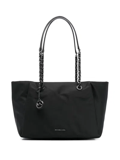 MICHAEL MICHAEL KORS GEORGIA SMALL TZ TOTE BAG,30R5SIOT1C 001 BLACK