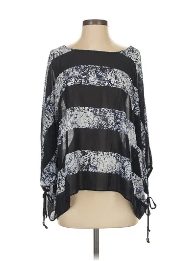 Pre-owned Michael Michael Kors 3/4 Sleeve Blouse In Black