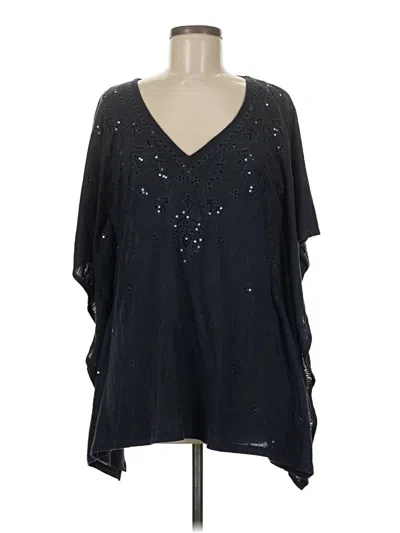 Pre-owned Michael Michael Kors 3/4 Sleeve Blouse In Black