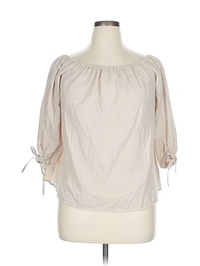 Pre-owned Michael Michael Kors 3/4 Sleeve Blouse In Brown