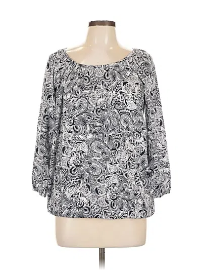 Michael Michael Kors 3/4 Sleeve Blouse In Multi