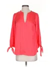 Michael Michael Kors 3/4 Sleeve Blouse In Red