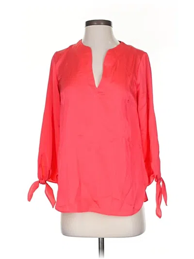 Michael Michael Kors 3/4 Sleeve Blouse In Red