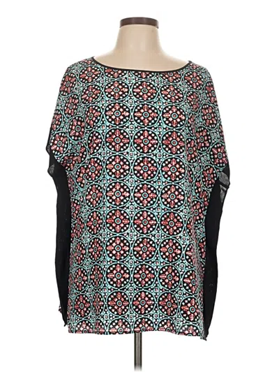 Pre-owned Michael Michael Kors 3/4 Sleeve Blouse In Teal