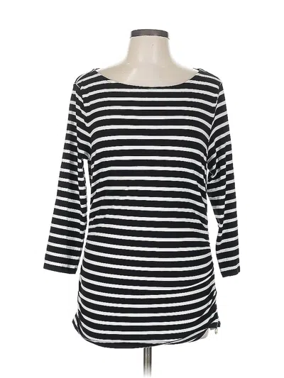 Pre-owned Michael Michael Kors 3/4 Sleeve T-shirt In Black