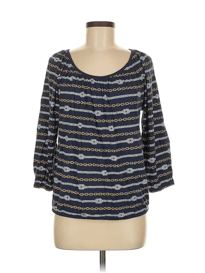 Pre-owned Michael Michael Kors 3/4 Sleeve T-shirt In Blue