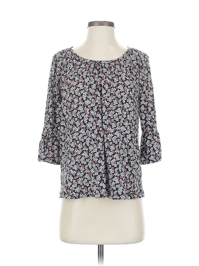 Pre-owned Michael Michael Kors 3/4 Sleeve T-shirt In Blue