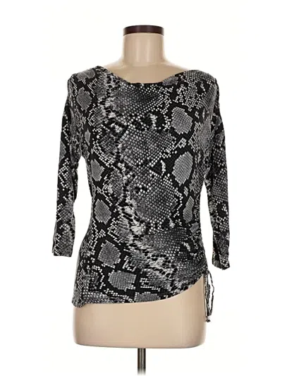 Pre-owned Michael Michael Kors 3/4 Sleeve T-shirt In Silver