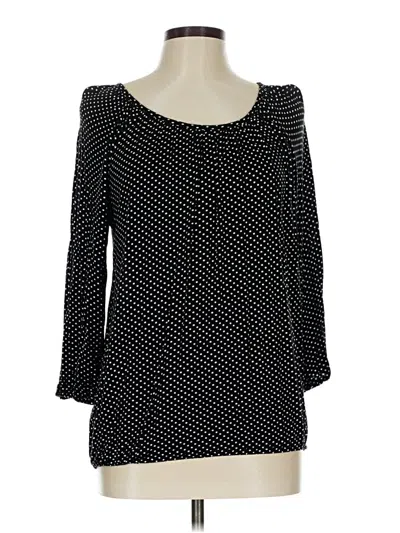 Pre-owned Michael Michael Kors 3/4 Sleeve T-shirt In Black