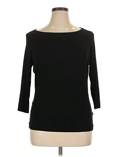 Pre-owned Michael Michael Kors 3/4 Sleeve T-shirt In Black
