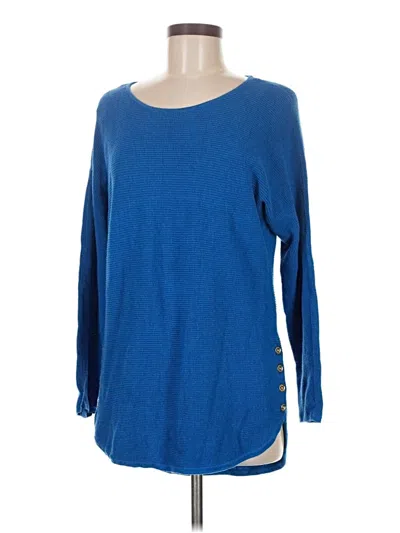 Pre-owned Michael Michael Kors 3/4 Sleeve T-shirt In Blue