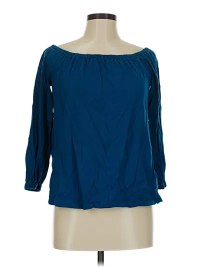 Pre-owned Michael Michael Kors 3/4 Sleeve T-shirt In Blue