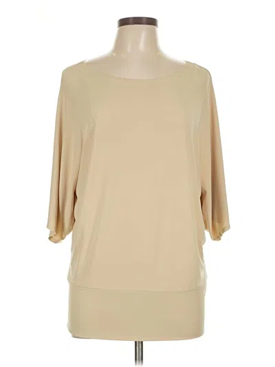 Pre-owned Michael Michael Kors 3/4 Sleeve T-shirt In Brown