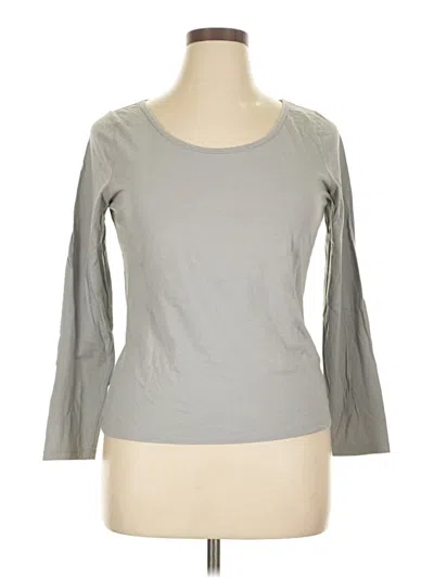 Pre-owned Michael Michael Kors 3/4 Sleeve T-shirt In Gray