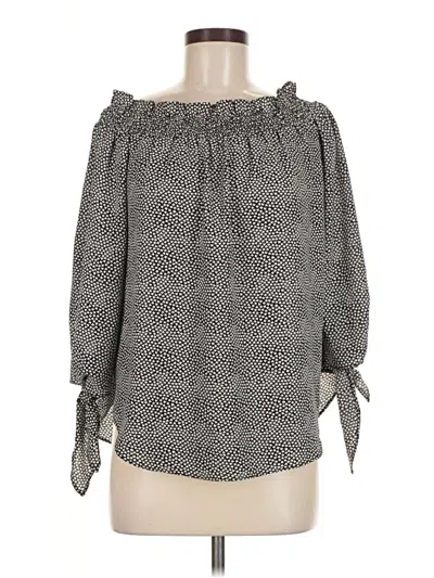 Pre-owned Michael Michael Kors 3/4 Sleeve T-shirt In Gray