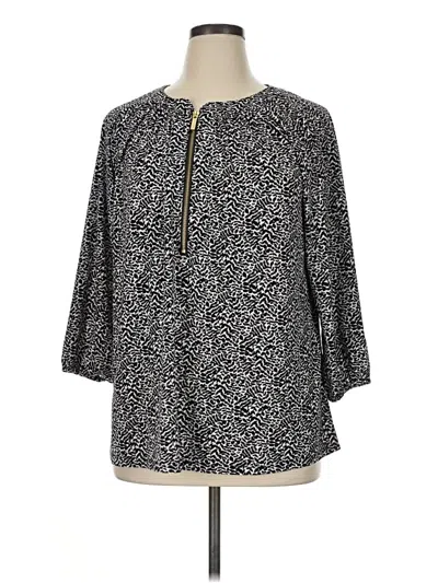 Pre-owned Michael Michael Kors 3/4 Sleeve T-shirt In Gray