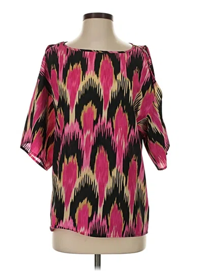 Pre-owned Michael Michael Kors 3/4 Sleeve T-shirt In Pink