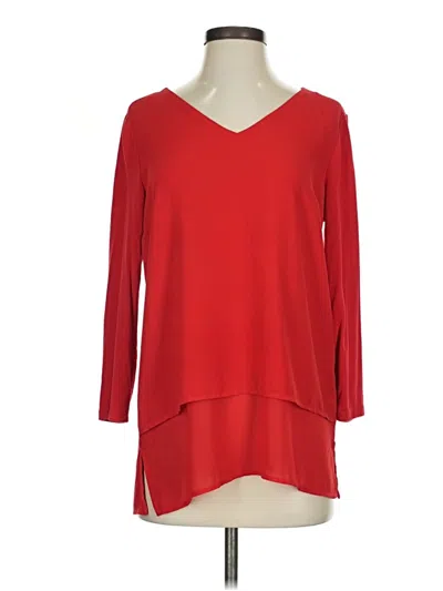 Pre-owned Michael Michael Kors 3/4 Sleeve T-shirt In Red